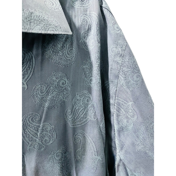 Robert Graham Paisley Blue Roll Flip Cuff Button Down Shirt Size XL Long Sleeve - Picture 3 of 6